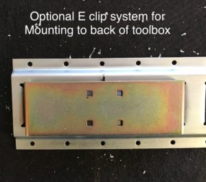 OVSU-1 E-clip for mounting to tool box